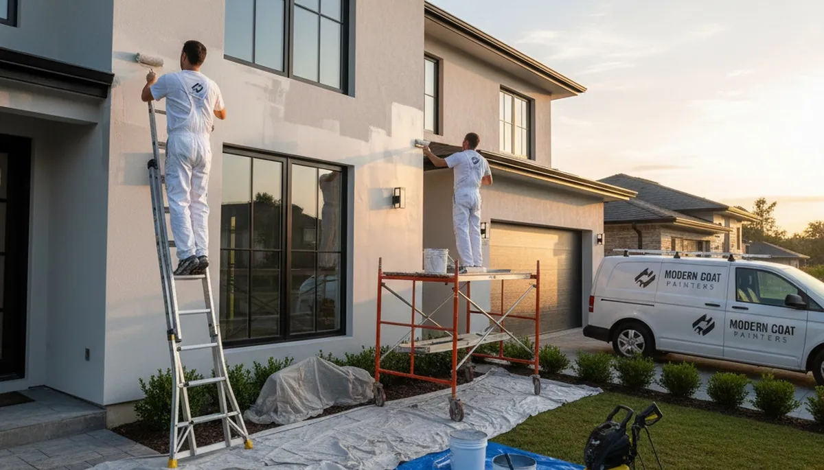 Professional exterior house painting in Charlotte, NC by local painters for lasting curb appeal