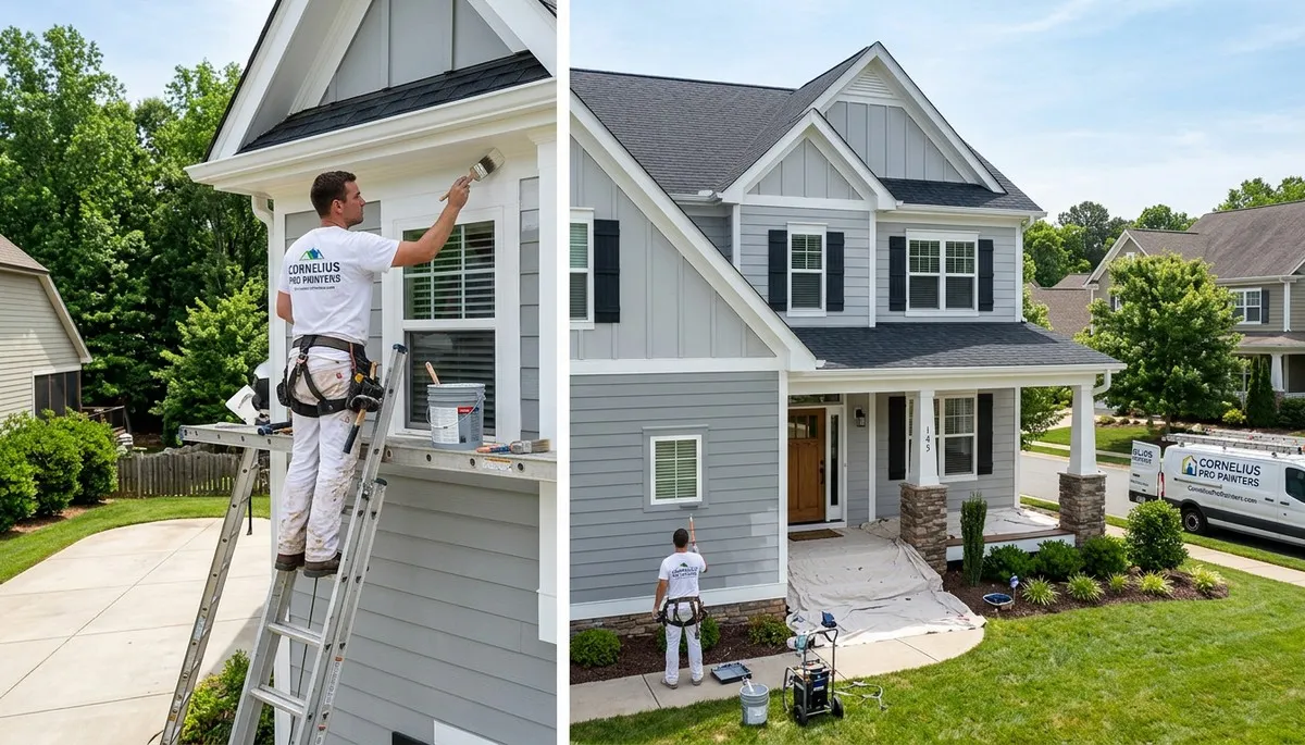 Professional exterior house painting service in Charlotte, NC by expert local painters