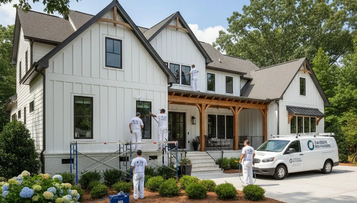 House painting service in Charlotte, NC for professional exterior home repainting
