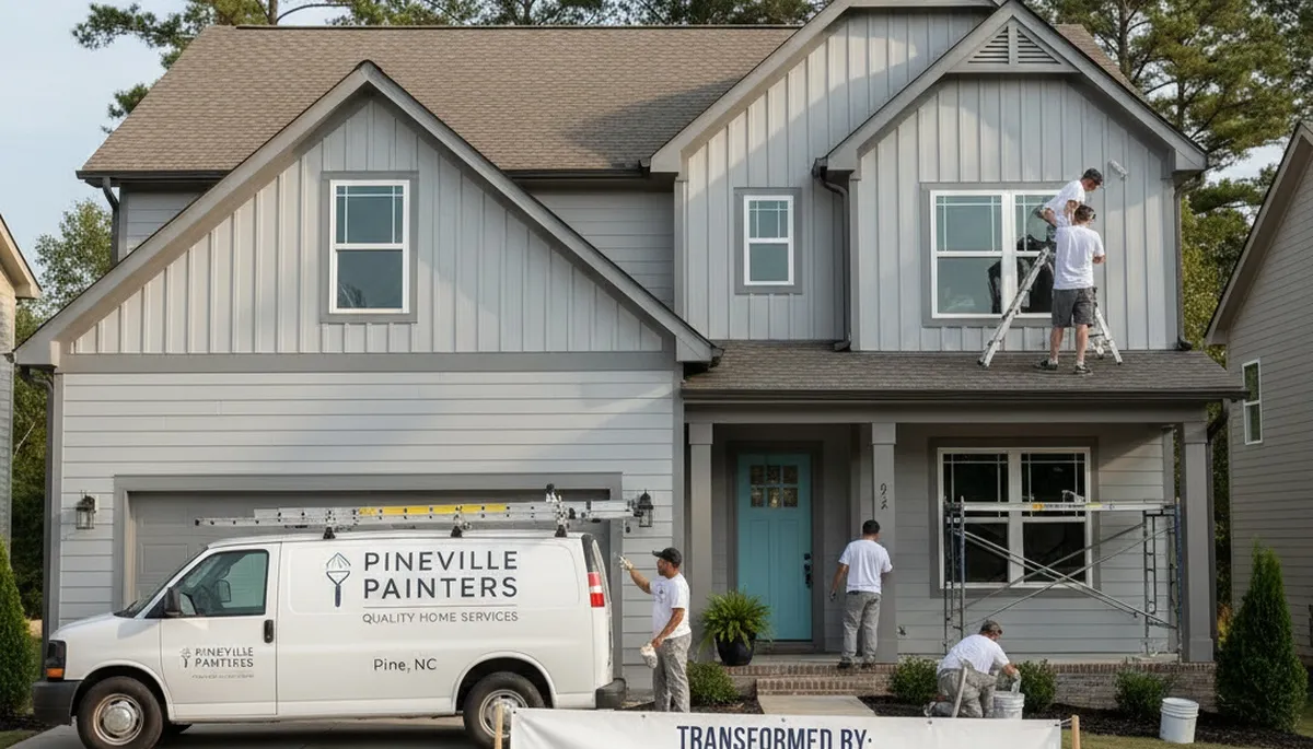 Professional exterior house painting service in Charlotte, NC by local expert painters